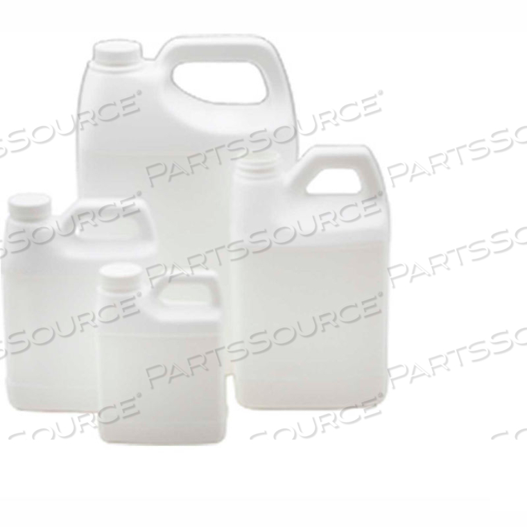 128OZ (3,840ML) WHITE HDPE F-STYLE JUG ONLY, 38-400 NECK FINISH, CASE OF 54 
