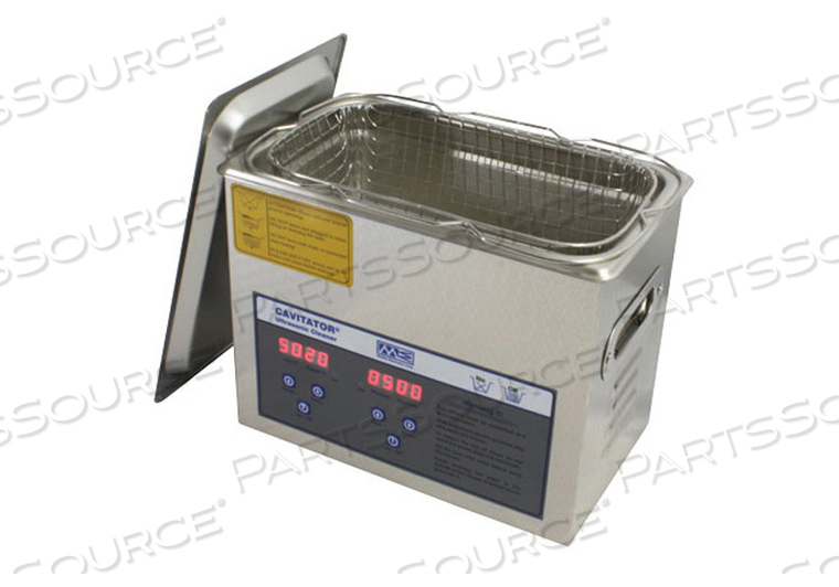 ULTRASONIC CLEANERS, 3 L, 110 TO 220 VAC, 60/50 HZ, 120 W, 10.6 IN X 6.7 IN X 8.3 IN by Mettler Electronics ULTRASONIC CLEANERS, 3 L, 110 TO 220 VAC, 60/50 HZ, 120 W, 10.6 IN X 6.7 IN X 8.3 IN by Mettler Electronics