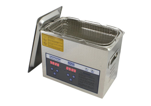 ULTRASONIC CLEANERS, 3 L, 110 TO 220 VAC, 60/50 HZ, 120 W, 10.6 IN X 6.7 IN X 8.3 IN by Mettler Electronics ULTRASONIC CLEANERS, 3 L, 110 TO 220 VAC, 60/50 HZ, 120 W, 10.6 IN X 6.7 IN X 8.3 IN by Mettler Electronics