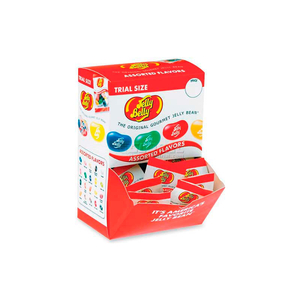 JELLY BELLY TRIAL SIZE GOURMET JELLY BEAN, ASSORTED FLAVORS, .35 OZ., 80/BOX by Marjack