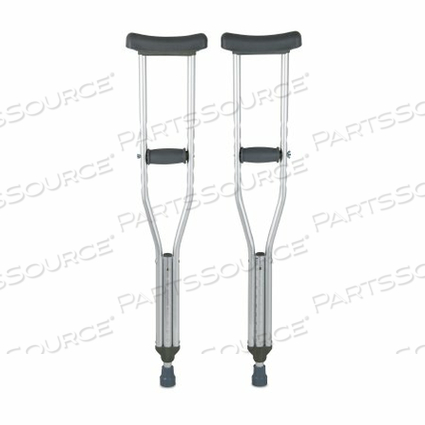 CHILD UNDERARM CRUTCHES, 4 FT. 6 IN. - 5 FT. 2 IN. by McKesson CHILD UNDERARM CRUTCHES, 4 FT. 6 IN. - 5 FT. 2 IN. by McKesson