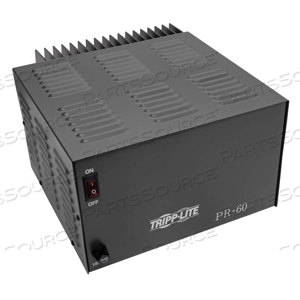 DC POWER SUPPLY 60A 120V AC INPUT TO 13.8 DC OUTPUT TAA GSA by Tripp Lite DC POWER SUPPLY 60A 120V AC INPUT TO 13.8 DC OUTPUT TAA GSA by Tripp Lite