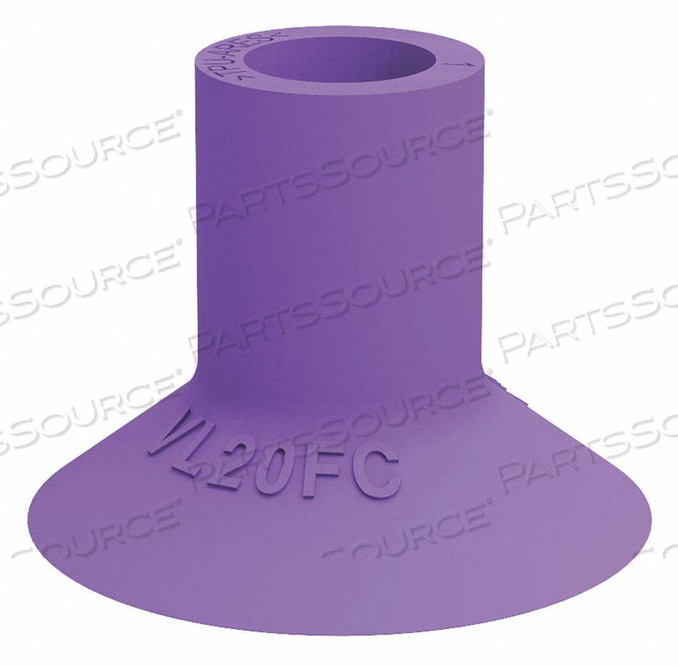 SUCTION CUP PURPLE 25MM DIA 34MM H PK5 by Valuline