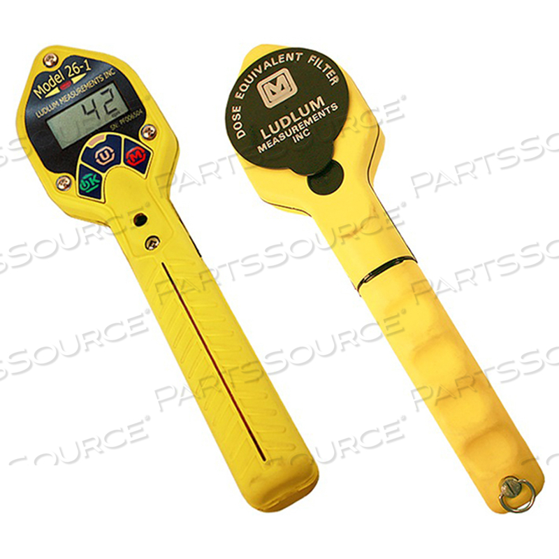 MODEL 26-1 SERIES INTEGRATED FRISKER WITH DOSE FILTER by Ludlum Measurements