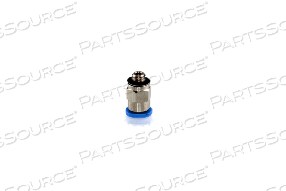 PNEUMATIC FITTING, M5, MALE, BRASS HOUSING, POLYOXYMETHYLENE RING, NITRILE RUBBER TUBE SEAL, NICKEL PLATED, 4 MM OD PNEUMATIC TUBING by STERIS Corporation PNEUMATIC FITTING, M5, MALE, BRASS HOUSING, POLYOXYMETHYLENE RING, NITRILE RUBBER TUBE SEAL, NICKEL PLATED, 4 MM OD PNEUMATIC TUBING by STERIS Corporation