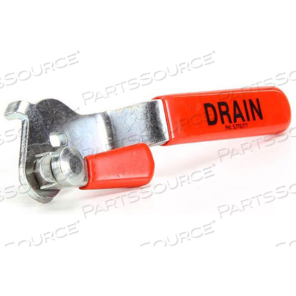 HANDLE, DRN VALVE L WITH LOCK PIN by Frymaster
