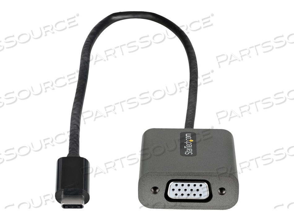 USB C TO VGA ADAPTER, 1080P USB TYPE-C TO VGA ADAPTER DONGLE, USB-C (DP ALT MODE) TO VGA MONITOR/DISPLAY VIDEO CONVERTER, THUNDERBOLT 3 COMP by StarTech.com Ltd. USB C TO VGA ADAPTER, 1080P USB TYPE-C TO VGA ADAPTER DONGLE, USB-C (DP ALT MODE) TO VGA MONITOR/DISPLAY VIDEO CONVERTER, THUNDERBOLT 3 COMP by StarTech.com Ltd.