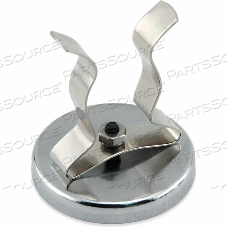 CERAMIC CLIP-IT MAGNET WITH ATTACHED BLACK CLIP 35 LBS. PULL CHROME PLATING by Master Magnetics, Inc. (The Magnet Source) CERAMIC CLIP-IT MAGNET WITH ATTACHED BLACK CLIP 35 LBS. PULL CHROME PLATING by Master Magnetics, Inc. (The Magnet Source)