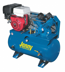 STATIONARY AIR COMPRESSOR 1 STAGE 11 HP by Jenny