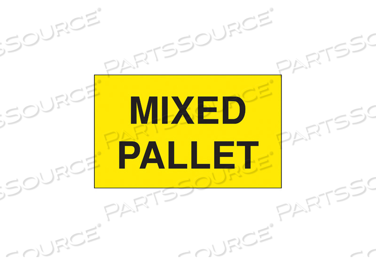 INSTRUCTIONAL HANDLING LABEL, LANGUAGE ENGLISH, PRIMARY LABEL SUBJECT SHIPPING CONTENTS, MESSAGE HEADER INTERIOR COMPONENTS, MESSAGE MIXED P by Tapecase