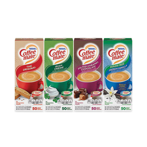 LIQUID COFFEE CREAMER, VARIETY PACK, 0.37 OZ MINI CUPS, 200/CARTON by Coffee-Mate