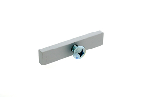 ADJUSTABLE STOP, INCLUDES: 1/4IN-20 X 9/16IN PAN HEAD MACHINED SCREW, FOR CHANNEL MOUNT by GCX Corporation ADJUSTABLE STOP, INCLUDES: 1/4IN-20 X 9/16IN PAN HEAD MACHINED SCREW, FOR CHANNEL MOUNT by GCX Corporation