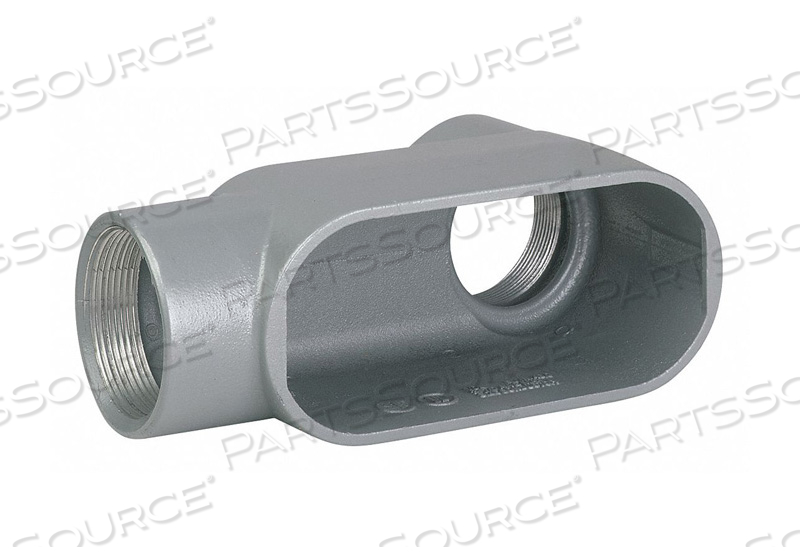 CONDUIT BODY; RIGID; ALUMINUM; 90 DEG., (2) 1-1/4 IN. HUBS by Appleton Electric