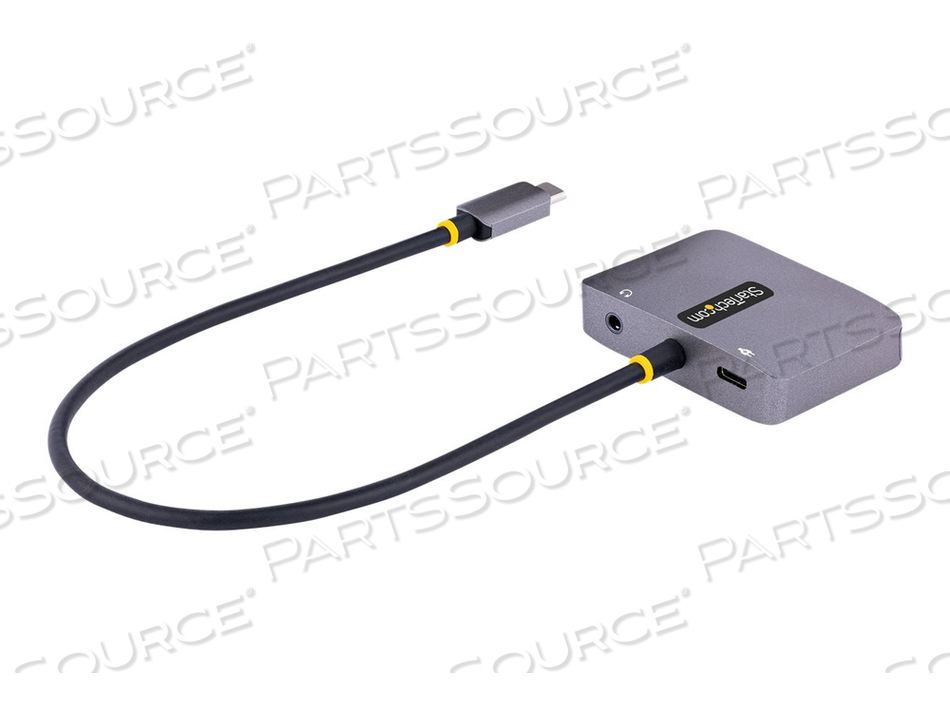 USB C VIDEO ADAPTER, USB C TO HDMI VGA MULTIPORT ADAPTER W/ 3.5MM AUDIO OUTPUT, 4K 60HZ, HDR, 100W PD 3.0, USB C MONITOR ADAPTER FOR LAPTOP, by StarTech.com Ltd. USB C VIDEO ADAPTER, USB C TO HDMI VGA MULTIPORT ADAPTER W/ 3.5MM AUDIO OUTPUT, 4K 60HZ, HDR, 100W PD 3.0, USB C MONITOR ADAPTER FOR LAPTOP, by StarTech.com Ltd.