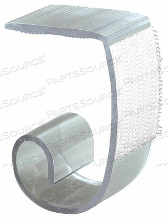 SUPERMULTI SKIRT CLIP PVC PK100 by Fastenation