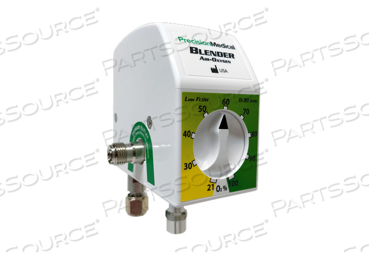 BLENDER, 59 TO 104 DEG F, 30 LPM, 2.25 IN X 4.1 IN X 4.92 IN by Precision Medical, Inc.
