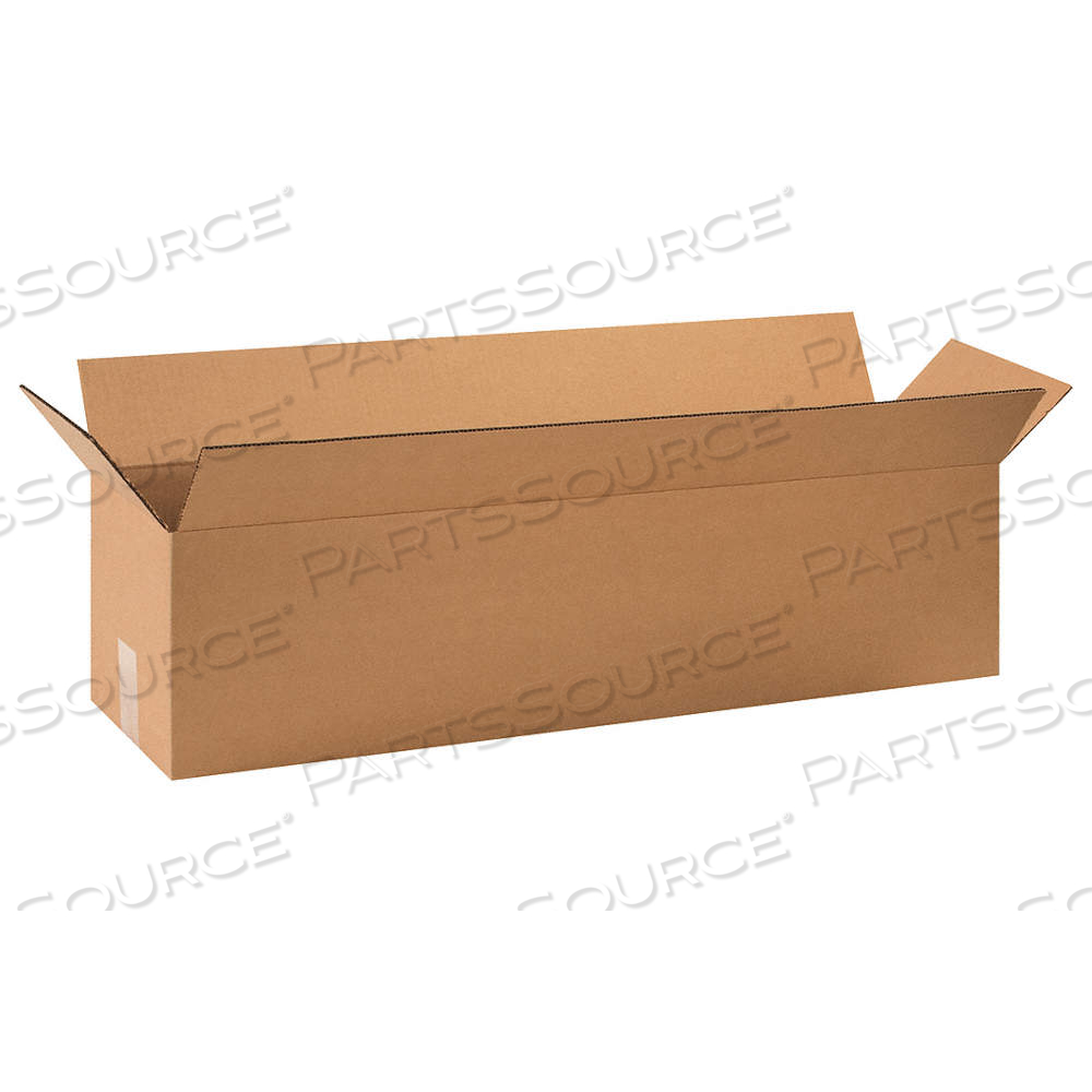SHIPPING BOX, 32 IN INSIDE LG, 8 IN INSIDE WD, 8 IN INSIDE HT, 32 ECT - LONG, SINGLE WALL by Approved Vendor
