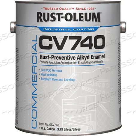 255563 RUST-OLEUM C740 PAINT, 1 GAL, PASTEL TINT BASE, GLOSS, ALKYD ENAMEL 