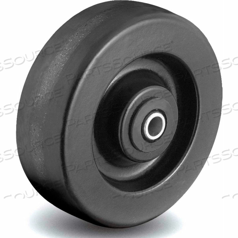 2 SERIES WHEEL - 6 X 2 PHENOLIC 1/2 STRAIGHT ROLLER BEARING - BLACK by Colson 2 SERIES WHEEL - 6 X 2 PHENOLIC 1/2 STRAIGHT ROLLER BEARING - BLACK by Colson