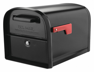 MAILBOX 2 DOORS BLACK 11-1/2 H by Architectural Mailboxes