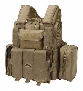 TACTICAL VEST NYLON UNIVERSAL TAN by Barska TACTICAL VEST NYLON UNIVERSAL TAN by Barska