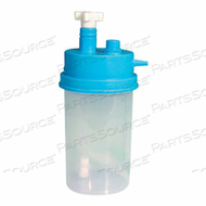 DISPOSABLE HUMIDIFIER, BLUE CAP WITH FLOWMETER, INLET FILTER AND INLET EXTENSION 