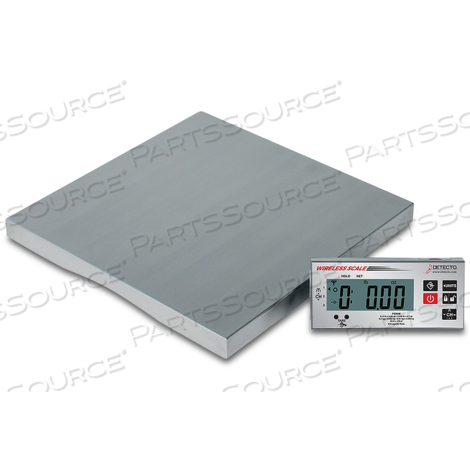 WIRELESS DIGITAL INGREDIENT SCALE 60 LB, STAINLESS STEEL PLATFORM 