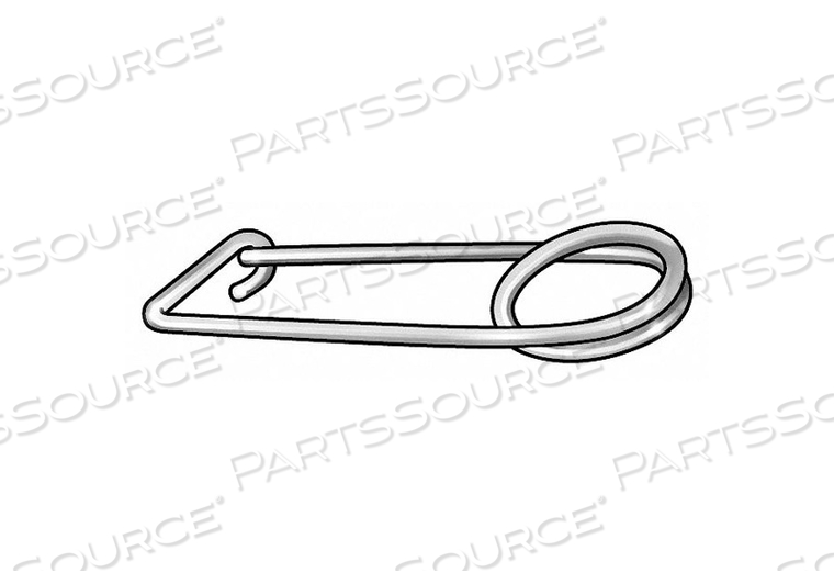 SAFETYPIN ZINC 0.148X3 3/4 SQ PK10 by ITW SAFETYPIN ZINC 0.148X3 3/4 SQ PK10 by ITW