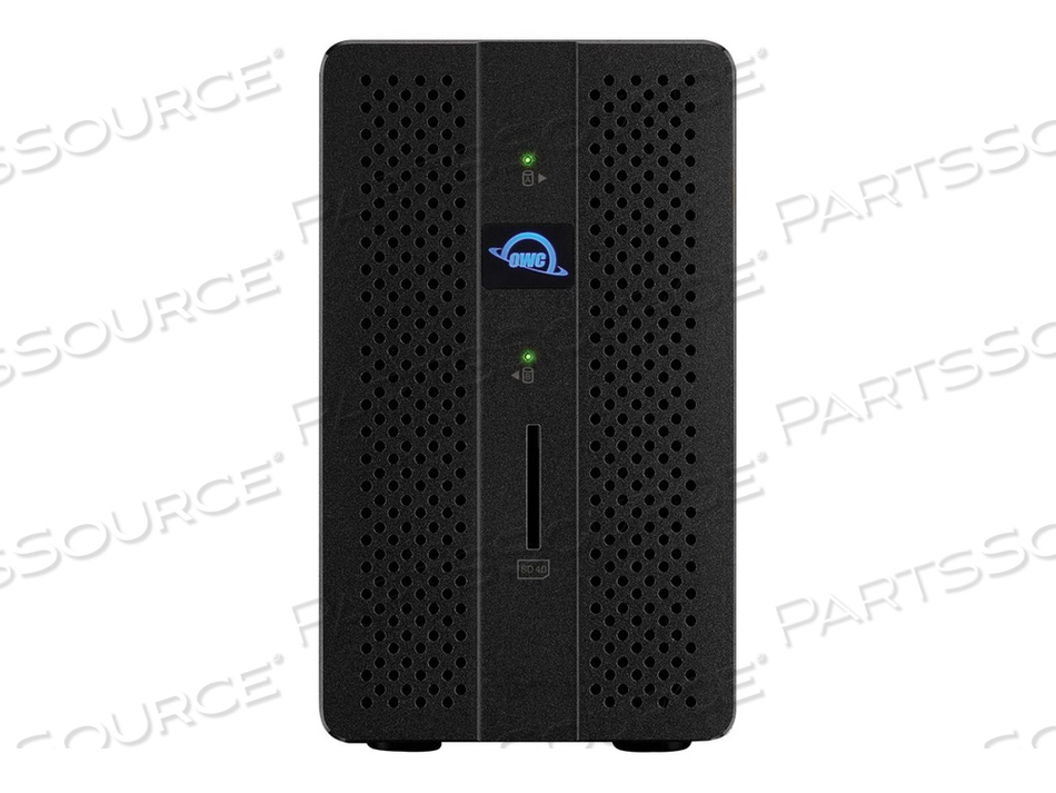 OWC MERCURY ELITE PRO DOCK, HARD DRIVE ARRAY, 16 TB, 2 BAYS (SATA-600), HDD 8 TB X 2, GIGABIT ETHERNET, USB 3.1, THUNDERBOLT 3 (EXTERNAL) by Other World Computing