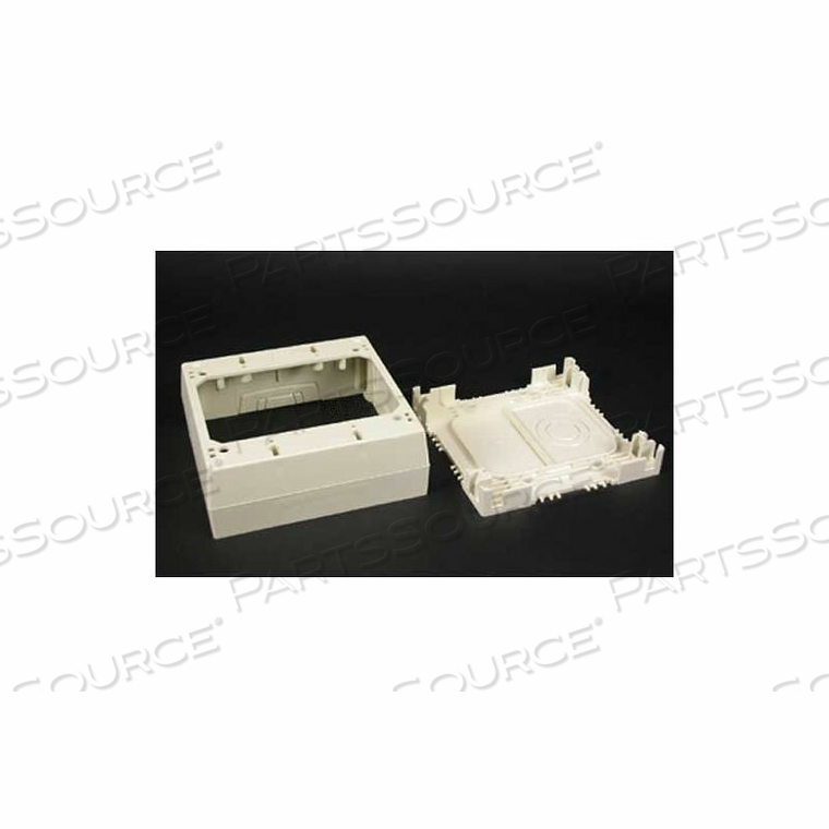 2348-2 2-GANG DEEP DEVICE BOX, IVORY, 4-3/4"L by Wiremold