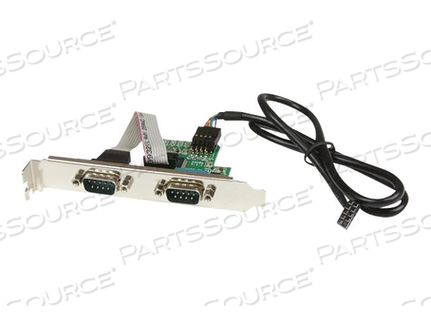 ADD TWO RS232 SERIAL PORTS TO ANY SYSTEM WITH AN AVAILABLE USB MOTHERBOARD HEADE by StarTech.com Ltd.