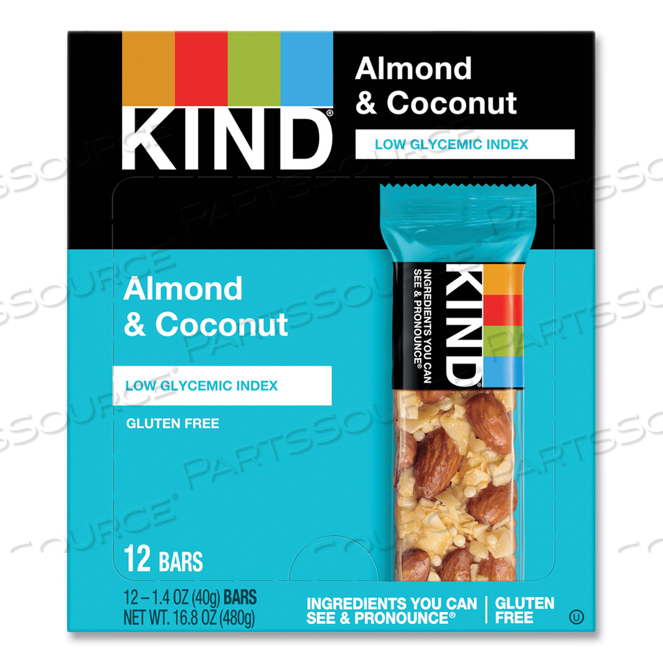 FRUIT AND NUT BARS, ALMOND AND COCONUT, 1.4 OZ by Kind