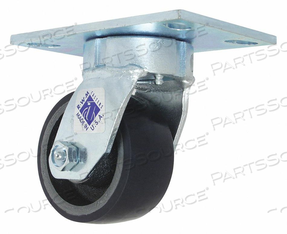 KINGPINLESS PLATE CASTER SWIVEL 700 LB. by RWM