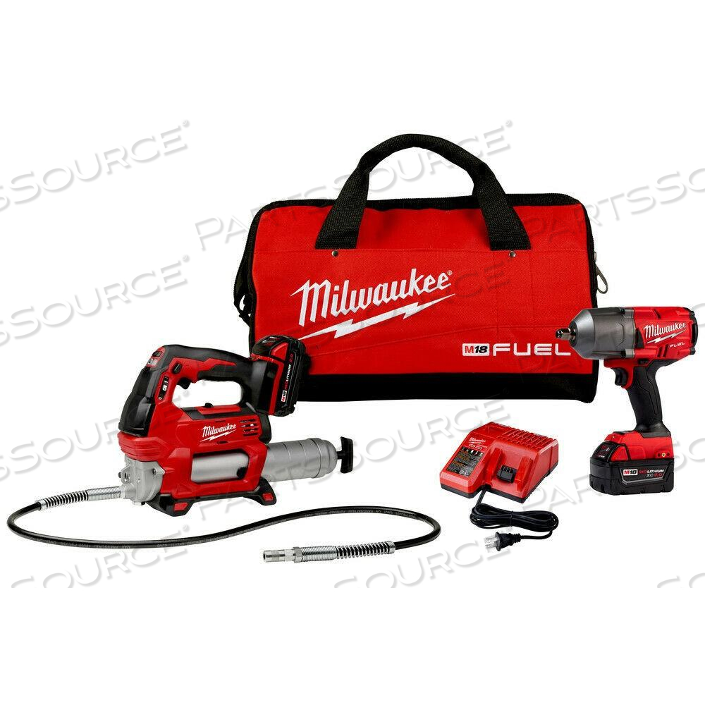 2767-22GG MILWAUKEE M18 FUEL HIGH TORQUE 1/2" IMPACT WRENCH WITH FRICTION RING KIT by Milwaukee Electric Tools