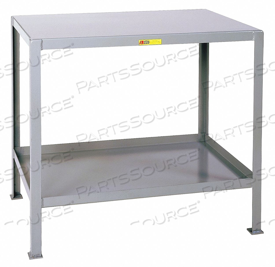 MACHINE TABLE, 2 SHELVES - 60"W X 24"D X 32-1/2"H by Little Giant MACHINE TABLE, 2 SHELVES - 60"W X 24"D X 32-1/2"H by Little Giant