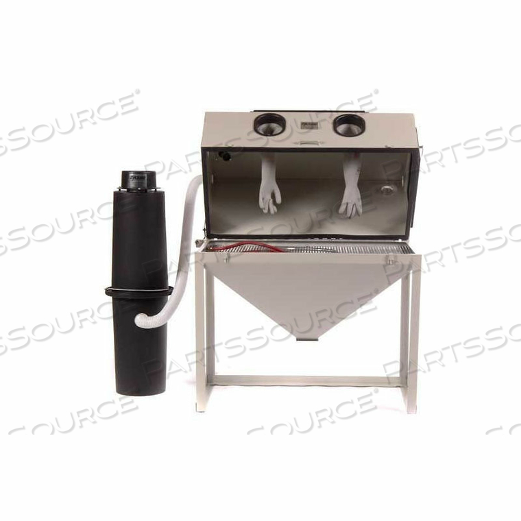 FULL TOP & SIDE OPEN BLAST SYSTEM W/ DUST COLLECTOR by Cyclone Mfg. FULL TOP & SIDE OPEN BLAST SYSTEM W/ DUST COLLECTOR by Cyclone Mfg.