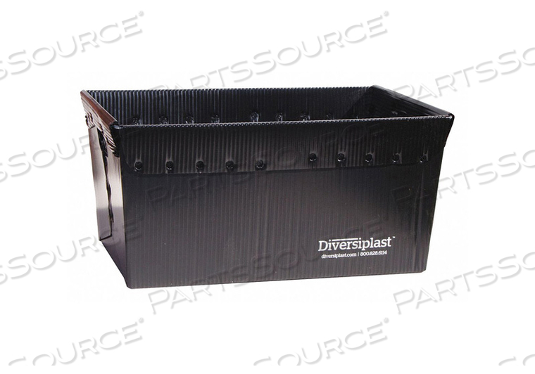 NESTABLE TOTE BLACK 23 OUTSIDE L PK3 by Diversi-Plast NESTABLE TOTE BLACK 23 OUTSIDE L PK3 by Diversi-Plast