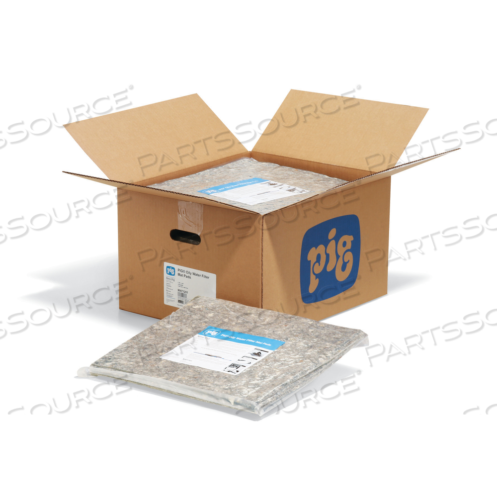 PIG OIL ABSORBENT FILTER MAT PAD IN VAC-PACK by New Pig Corporation PIG OIL ABSORBENT FILTER MAT PAD IN VAC-PACK by New Pig Corporation