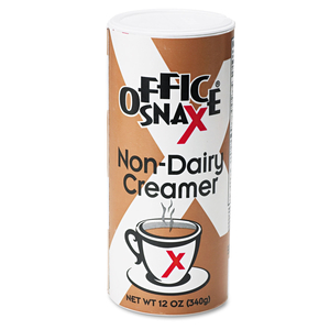 RECLOSABLE CANISTER OF POWDER NON-DAIRY CREAMER, 12OZ, 24/CARTON by Office Snax