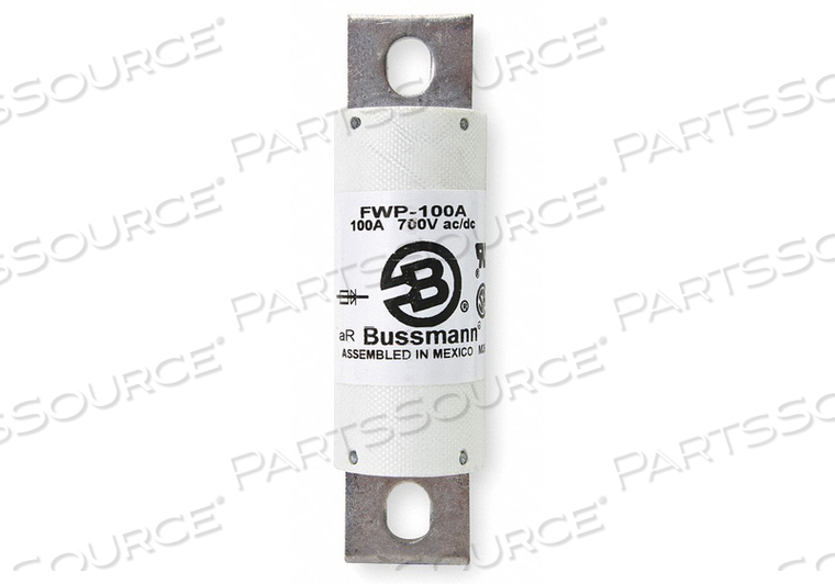 SEMICONDUCTOR FUSE 100A FWP 700VAC by Cooper Bussmann SEMICONDUCTOR FUSE 100A FWP 700VAC by Cooper Bussmann
