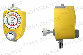 ANALOG VACUUM REGULATOR, DISS MALE X DISS HAND TIGHT, 0 TO 300 MMHG, YELLOW by Ohio Medical, LLC
