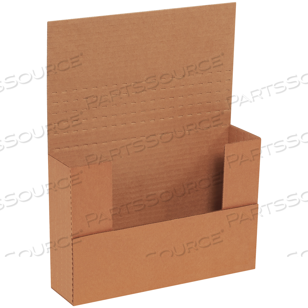 EASY-FOLD MAILERS, 9 1/2" X 6 1/2" X 3 1/2", KRAFT, 50/BUNDLE by BOX Partners (Box Acquisitions, LLC)