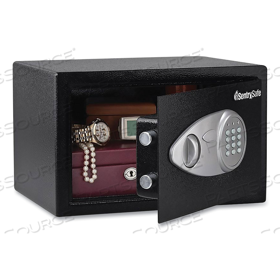 X055 DIGITAL SECURITY SAFE, 0.58 CU FT, 13.8 X 10.6 X 8.7, BLACK/SILVER by SentrySafe