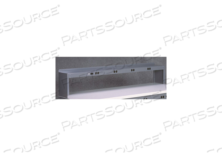 ELECTRICAL SHELF RISER 60WX15DX18H GRAY by Tennsco Corp.