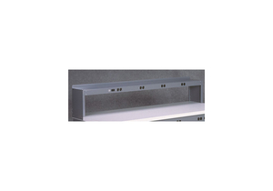 ELECTRICAL SHELF RISER 60WX15DX18H GRAY by Tennsco Corp.