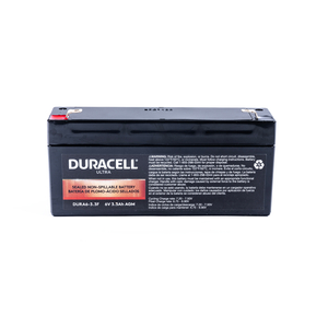 BATTERY, SEALED LEAD ACID, 6V, 3.3 AH, FASTON (F1) by Duracell