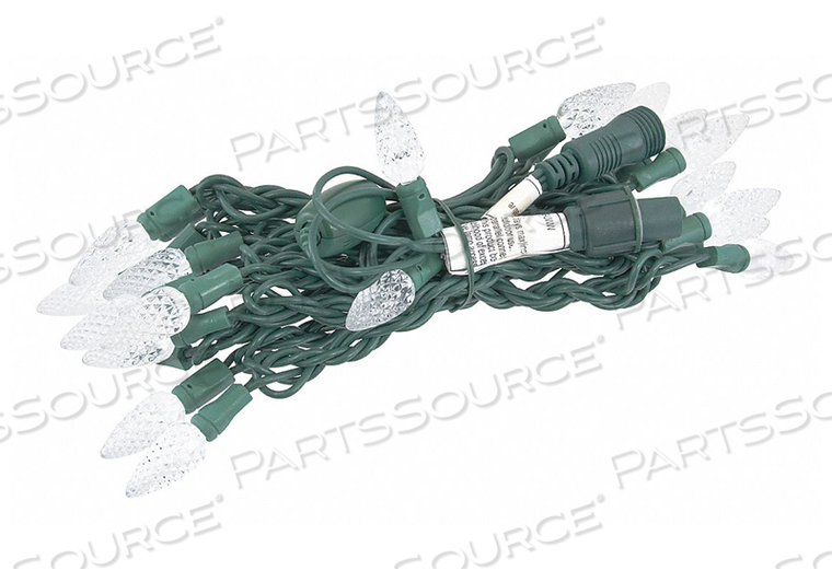 LED STRING LIGHTS, BULB SHAPE STRAWBERRY, STRING LENGTH 12 1/2 FT, NUMBER OF LEDS 25, LIGHT COLOR WARM WHITE, WATTAGE 2.4 W, VOLTAGE 120 V A by American Lighting