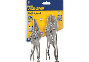 LOCKING PLIER SETS PLAIN GRIP 2 PCS by IRWIN Tools