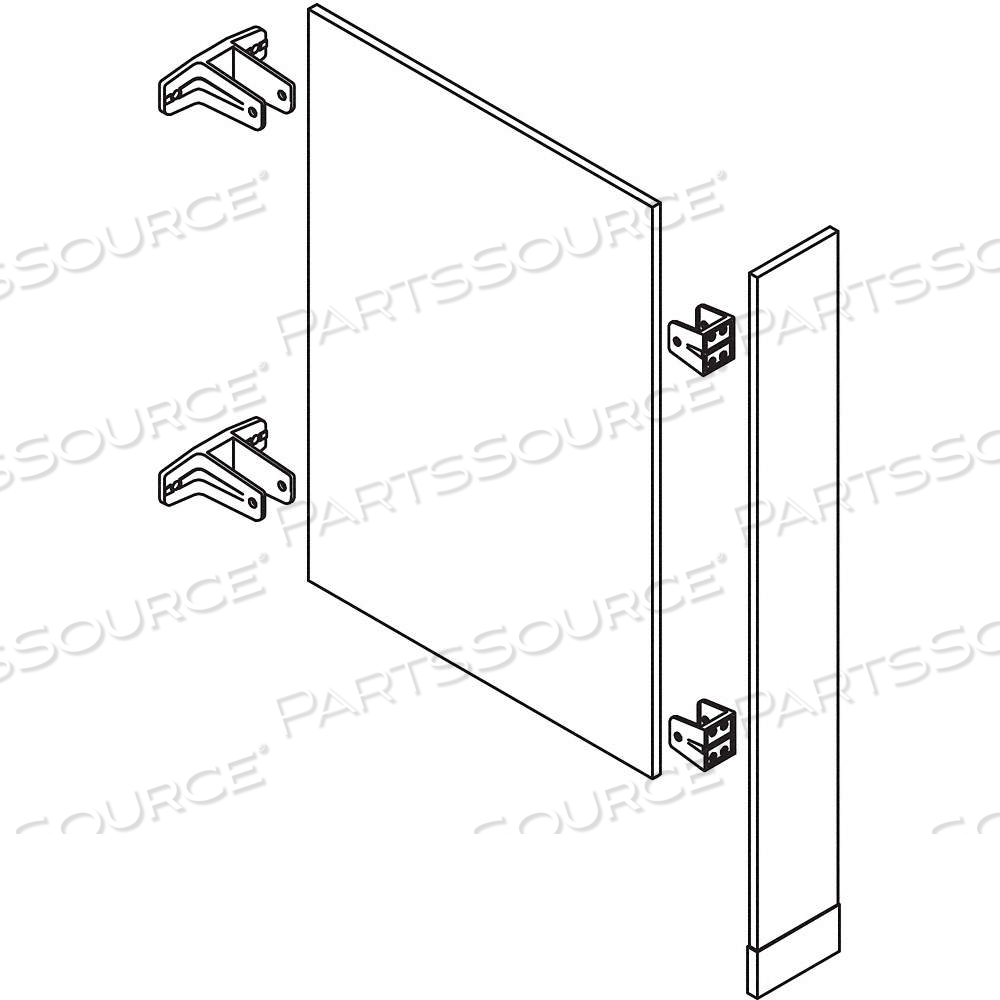 URINAL SCREEN, 70 IN X 7 IN, PHENOLIC, MATTE, BLACK, WALL AND COLUMN ANCHORED by Approved Vendor URINAL SCREEN, 70 IN X 7 IN, PHENOLIC, MATTE, BLACK, WALL AND COLUMN ANCHORED by Approved Vendor