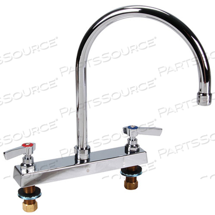 FAUCET, 8"DECK, 8-1/2"GSNK SPT by Component Hardware